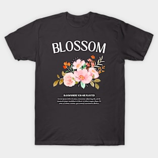 Blossom Floral Bloom T-Shirt